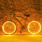 Kit fir luminos el wire pentru tuning roti bicicleta lungime 4 m invertoare incluse culoare galben