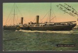 CPIB 25293 CARTE POSTALA - OSTENDE, IESIRE DIN PORT, VAPOR, NECIRCULATA, 1920