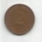 No(4) moneda- Germania DDR- 2 Pfennig 1972 F