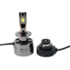 Set 2 Becuri LED D2S/R AutoREY&reg; PRO 45W/bec Chip Cree 40.000 Lumeni Plug&amp;Play pentru Far Auto, Conversie Xenon HID to LED 12-24V Canbus, fara eroare d