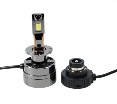 Set 2 Becuri LED D2S/R AutoREY&amp;reg; PRO 45W/bec Chip Cree 40.000 Lumeni Plug&amp;amp;Play pentru Far Auto, Conversie Xenon HID to LED 12-24V Canbus, fara eroare d foto