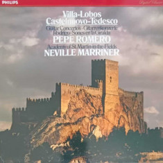 Disc vinil, LP. Guitar Concertos-Villa-Lobos, Castelnuovo-Tedesco, Rodrigo, Neville Marriner, Academy Of St. Mar