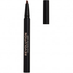 Creion pentru sprancene Makeup Revolution, Bushy Brow Dark Brown, 0.5 ml foto