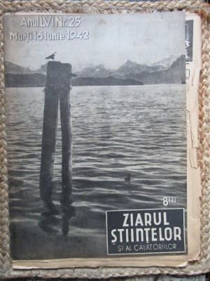 Ziarul Ştiinţelor şi al Călătoriilor nr.25/1942 foto