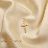 Cruciulita placata cu aur Efluxx - 2 cm