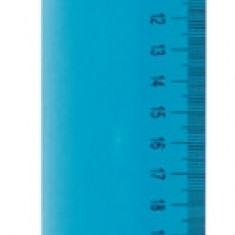 Rigla Flexibila Din Plastic, 30cm, Alco - Albastru Transparent