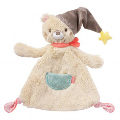 Jucarie doudou Fehn Ursuletul Bruno, 27 cm, velur moale