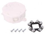 Carcasă cutie conexiuni 80mm 38mm IP41 albă
