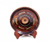 HOREZU Gheorghe Puetu farfurie ceramica decorativa 19 cm diametrul anii &#039;70 luat ars glazurat semnat
