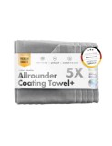 Lavetă microfibră universală, 350 GSM Chemicalworkz Allrounder Coating Towel 40x40 cm, gri, set 5 buc