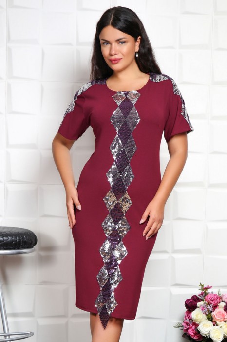 Rochie de ocazie Divi BordoMarimea