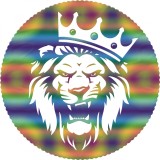 Cumpara ieftin Sticker Auto King Lion , Autocolant Auto Regal din Folie Oracal Smart Vinyl