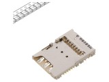 Conector MOLEX 104239-1430 pentru carduri PIN 14 pini SMT cu contacte aliaj cupru