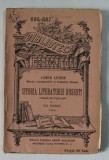 ISTORIA LITERATURII RUSESTI de LOUIS LEGER , EDITIE INTERBELICA , COLECTIA &#039; BIBILOTECA PENTRU TOTI &#039; NR. 886 - 887
