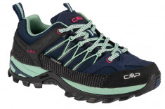 Pantofi de trekking CMP Rigel Low Wmn WP 3Q54456-62MN albastru marin foto