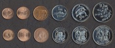 ISLANDA SET DE MONEDE 5, 10, 50 Aurar 1, 5, 10 Kronur 1981-2005 UNC