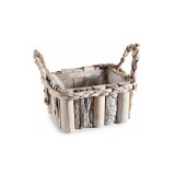Cos lemn natur 21,5 x 17 x 10,5 H