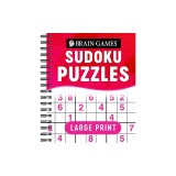 Brain Games - Large Print Sudoku Puzzles (Swoosh)