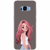 Husa silicon pentru Samsung S8, Cute Girl