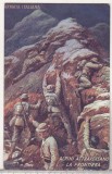 bnk cp Armata italiana - Trupele alpine traversand frontiera - necirculata