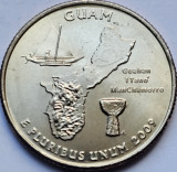 25 cents / quarter 2009 USA, Guam, Teritorii, litera P, unc, America de Nord