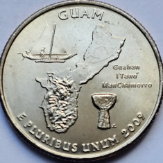 25 cents / quarter 2009 USA, Guam, Teritorii, litera P, unc