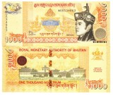 Bhutan 1000 1000 Ngultrum 2016 P34b UNC