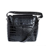 Geanta neagra de umar cu maner fix