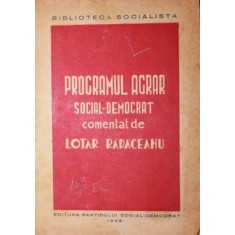 PROGRAMUL AGRAR SOCIAL - DEMOCRAT