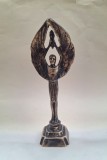Statueta decorativa de birou, bronz, L 18.5 cm