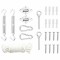 vidaXL Set accesorii parasolar, 9 piese, oțel inoxidabil 310248