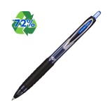 Pix cu gel Uni-ball Signo UMN-207E, 0.7mm, cu mecanism, 72% din materiale reciclate, grip cauciucat,albastru