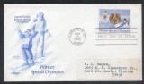 United States 1985 Disabled winter sports FDC K.726