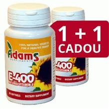 Vitamina E 400 Adams Vision 30+30cps Cod: adam00618 foto