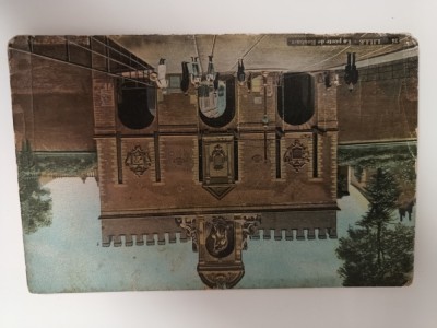 cromolitografie poarta intrare in orasul LILLE - FRANTA foto