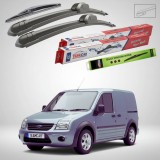 Cumpara ieftin Ștergătoare Ford Transit Connect MK1 P65 Van 2-Door 2002-2013 | Set Față și Spate Flat &ndash; TeamCar&reg;
