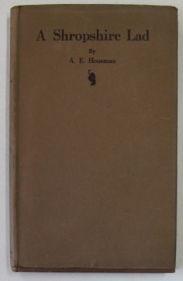 A SHROPSHIRE LAD by A.E. HOUSMAN , 1933 foto