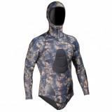 Jachetă v&acirc;nătoare subacvatică camuflaj SPF500 neopren 3mm Camo