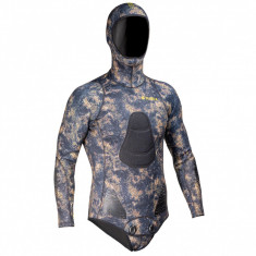 Jachetă vânătoare subacvatică camuflaj SPF500 neopren 3mm Camo