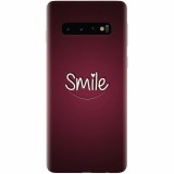 Husa silicon pentru Samsung Galaxy S10 Plus, Smile Love