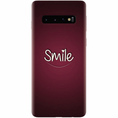 Husa silicon pentru Samsung Galaxy S10 Plus, Smile Love foto