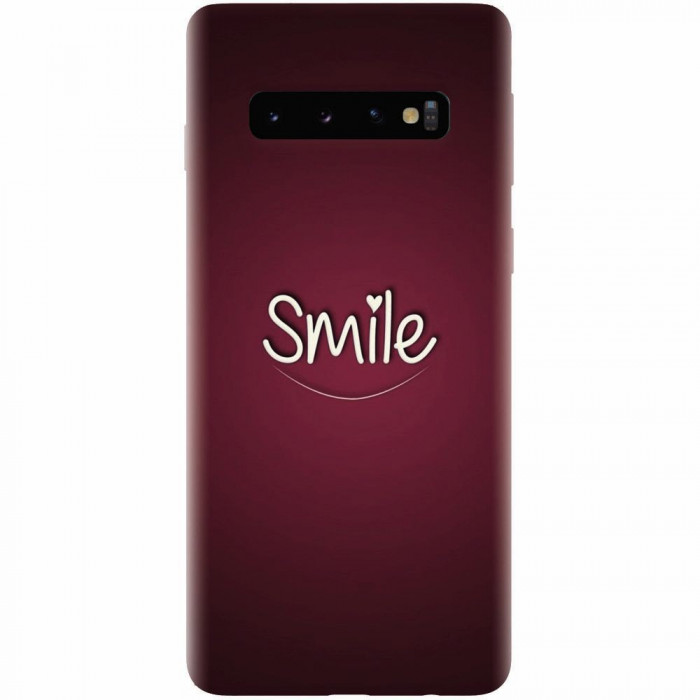 Husa silicon pentru Samsung Galaxy S10 Plus, Smile Love
