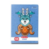 Cumpara ieftin Caiet velin Herlitz, A5, 48 file, Totem