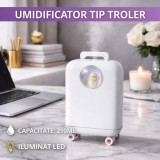 SMARTECH Umidificator de aer cu ultrasunete, 210ML, cu iluminat LED, pentru casa si birou STH-23