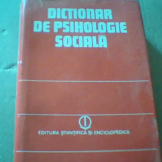 DICTIONAR DE PSIHOLOGIE SOCIALA ( 1981 )