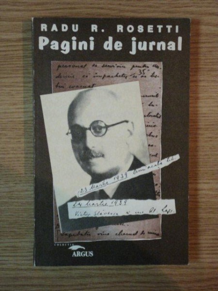 PAGINI DE JURNAL de RADU R. ROSETTI , 1993