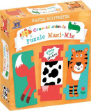 Creează animale. Puzzle Maxi-Mix - Paperback - Nastja Holtfreter - Didactica Publishing House