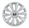 Set 4 Capace Roti R16 Renault Delta Gray- Plastic Durabil, Montare Usoara, Design Modern
