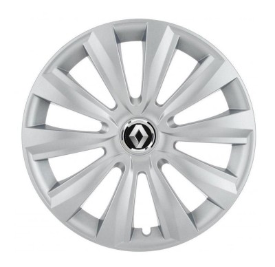 Set 4 Capace Roti pentru Renault, model Delta Gray, R16 foto
