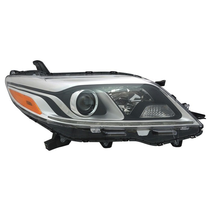 Far Toyota Sienna, 2015-08.2017, Model Xle; Sienna, 06.2017-, Xle, partea Dreapta, cu lumina de zi; H11+HB3+PY27/7W+W5W; manual; Omologare: SAE, Taiw
